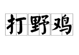 打野雞 打野雞