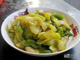雙椒炒西葫蘆