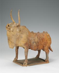 北齊紅陶牛 北齊紅陶牛