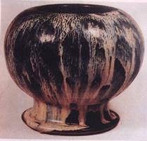 窯變釉圓壺 窯變釉圓壺