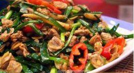 炒蜆肉 炒蜆肉
