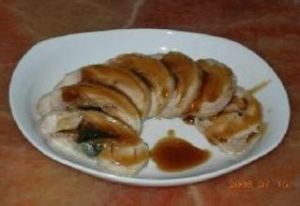 蚝油松花雞肉卷 蚝油松花雞肉卷