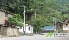 2014年6月黎明街頭亮起太陽能路燈