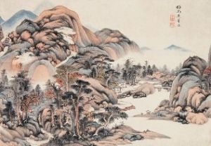 淺絳山水 淺絳山水