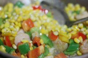 五彩蝦仁鱈魚粒