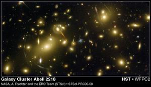 Abell 2218 的引力透鏡效應