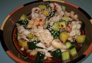 涼拌墨魚黃瓜 涼拌墨魚黃瓜