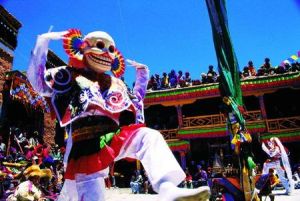 日喀則扎什倫布寺羌姆 日喀則扎什倫布寺羌姆