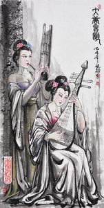 人物畫（張硯鈞 繪）