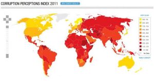 透明國際2011年指數