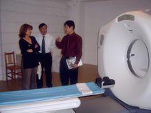 李家敏等陪同法國拉羅什市副市長參觀考察