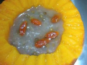 綠豆南瓜盅 綠豆南瓜盅