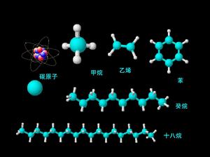 原子之間依靠化學鍵組成有機小分子