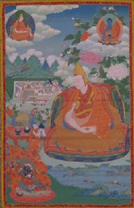 達賴喇嘛源流――桑結貢巴唐卡