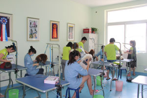 聖寵寵物美容學校學員學習課堂