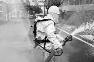 背負式消防員噴水保護器