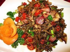 乾豆角炒肉 乾豆角炒肉