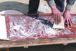 型版印花 型版印花