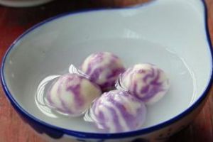 紫薯琉璃湯圓 紫薯琉璃湯圓