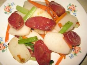 香腸炒年糕 香腸炒年糕