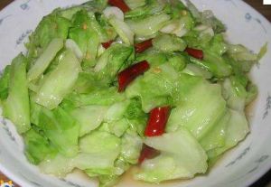 蚝油手撕包菜 蚝油手撕包菜