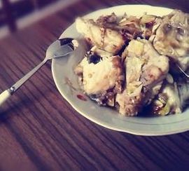 燒魚塊皮蛋 燒魚塊皮蛋