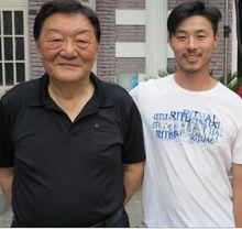 斌導與恩師翟俊傑導演