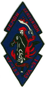 CVA-31“好人理察”（Bon Homme Richard）號航母 VF-193“幽靈騎士”中隊標誌