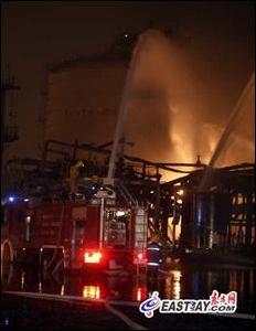 9&middot;8上海金山區化工廠火災