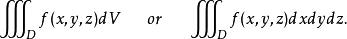 三重積分換元法