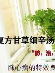 複方甘草細辛湯 複方甘草細辛湯