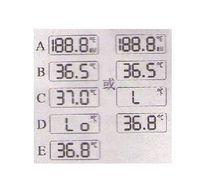 數字型溫計顯示屏信息說明