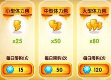 體力價格詳情圖