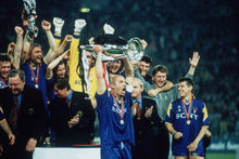 95-96賽季尤文圖斯奪得歐冠冠軍