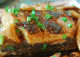 海鮮菇紅燒淡水鱸 海鮮菇紅燒淡水鱸