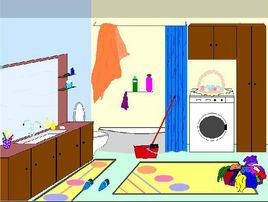 凌亂衛生間 凌亂衛生間