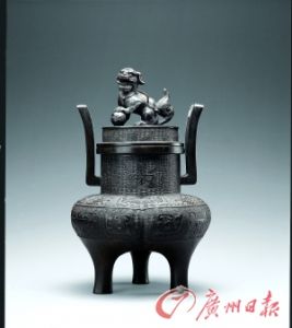 獅鈕大銅香爐 獅鈕大銅香爐