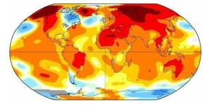 全球地表溫度圖