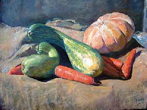 於向志油畫作品