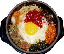 韓式石鍋拌飯成品