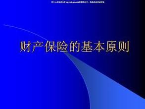財產保險原則 財產保險原則