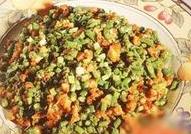 豆角炒肉鬆 豆角炒肉鬆