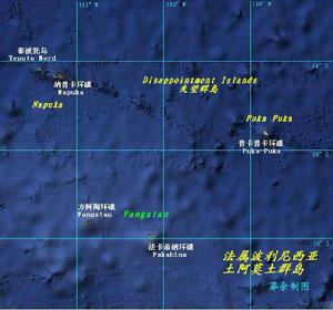 納普卡環礁地理位置