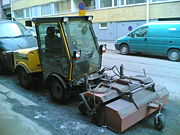 （圖）在芬蘭赫爾辛基的掃雪車