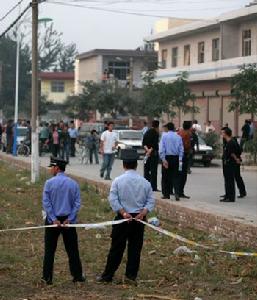 （圖）劫持人質現場戒備森嚴