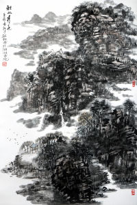 虞觀翔畫作 杭州湘湖畫院