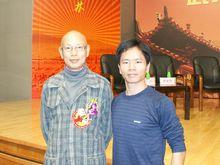 影視明星羅家英與莫天崇教練