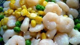 青豆玉米炒蝦仁