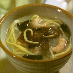 木耳銀芽海米粥