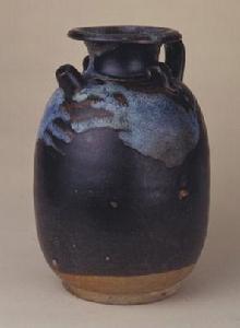 唐花瓷雙系注子